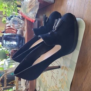 Vince Camuto heels leather/suede size 8M